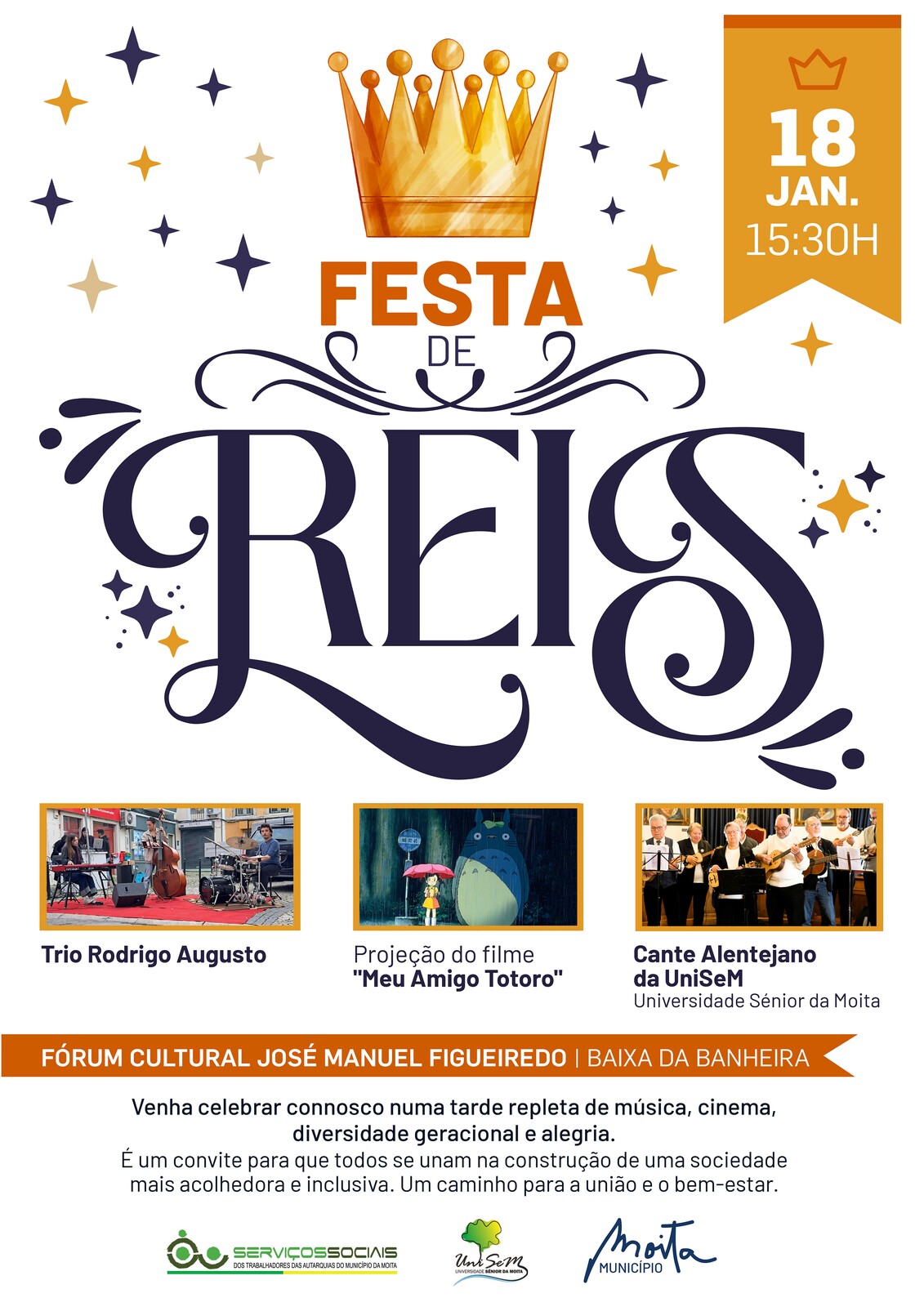 18 janeiro - "Festa de Reis com Todos"