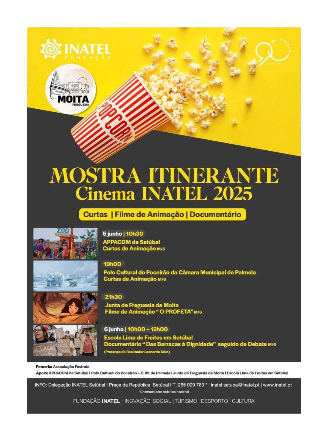 MOSTRA ITINERANTE – CINEMA INATEL 2025!