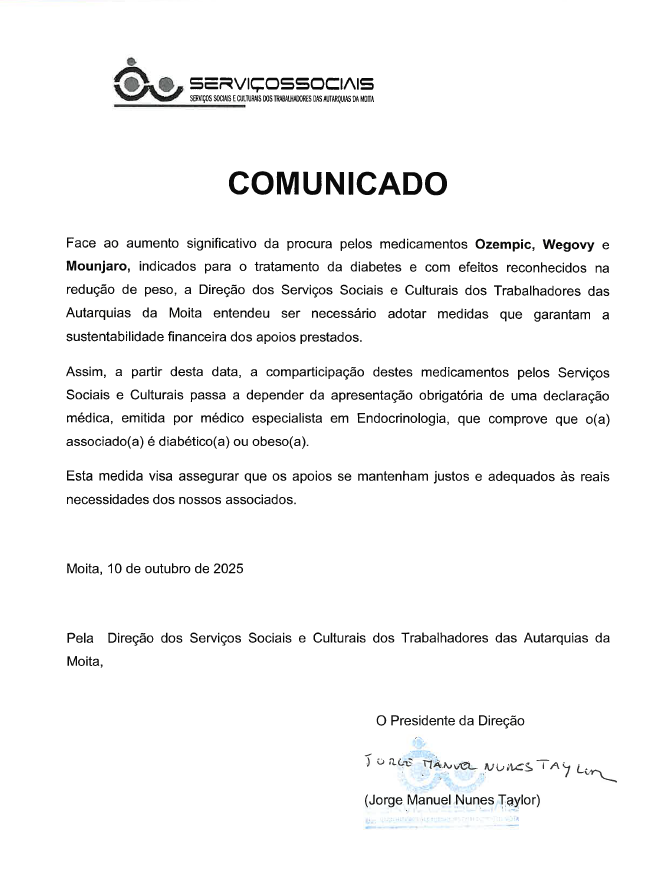 COMUNICADO - OUTUBRO 2025