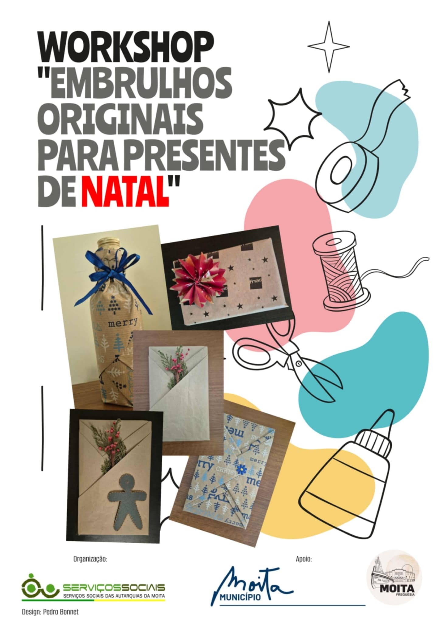 WORKSHOP  “Embrulhos Originais para Presentes de Natal”
